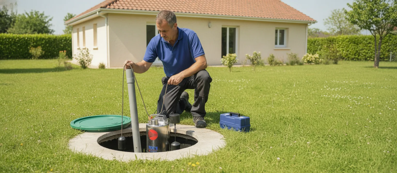 Dépannage pompe de relevage Tréméoc – méthode / geste technique