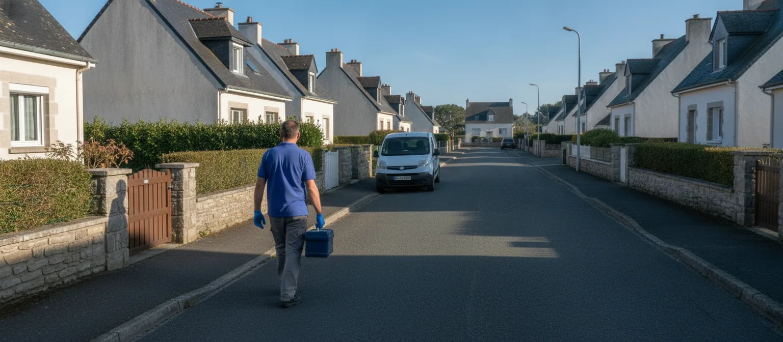Dépannage pompe de relevage Tréméoc – intervention locale / la ville